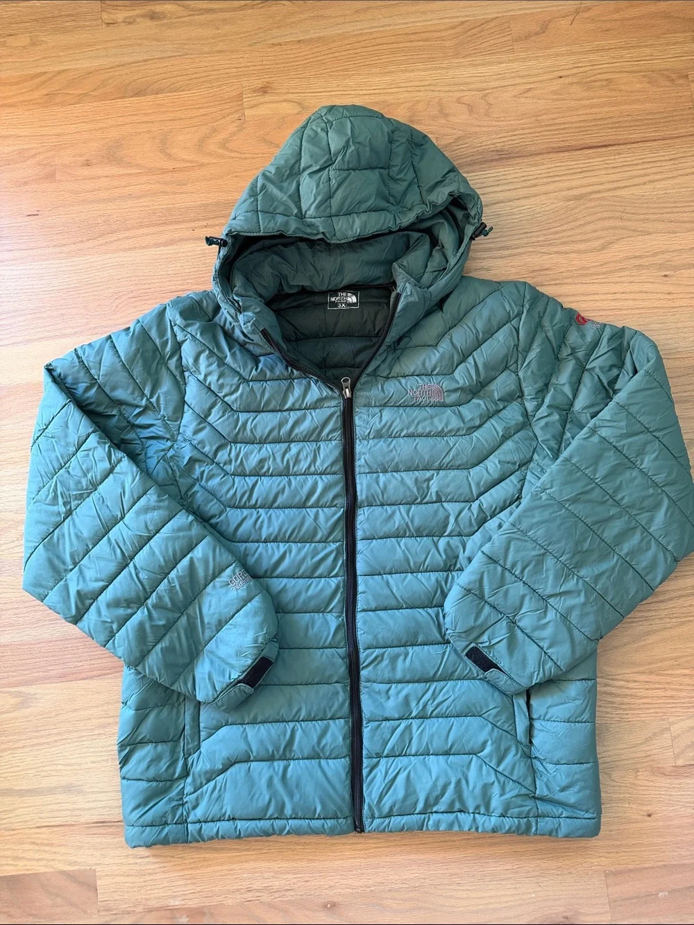 The North Face Summit Series GORE-TEX Performance Shell Hooded Jacket 3XL Green